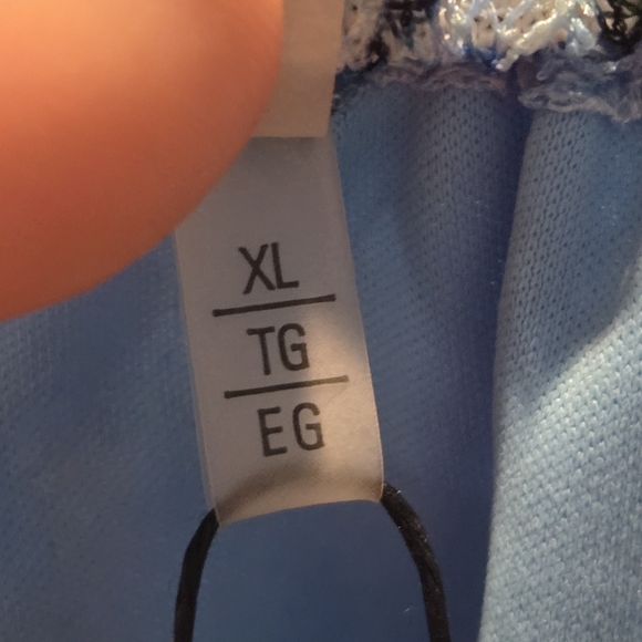 Tahari XL Debrah Double Loop Blue Lace Slip Dress - Picture 3 of 8